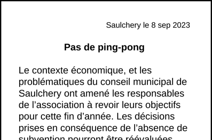pas de ping pong petit